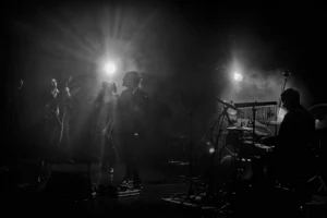 swungy cookie : groupe jazz swing noir et blanc
